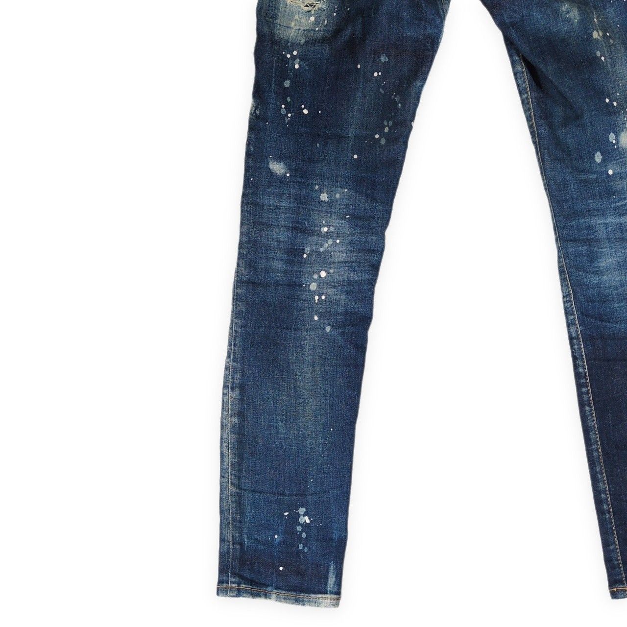 DSQUARED2 ディースクエアード ダメージ・ペイント加工 スキニーデニム 