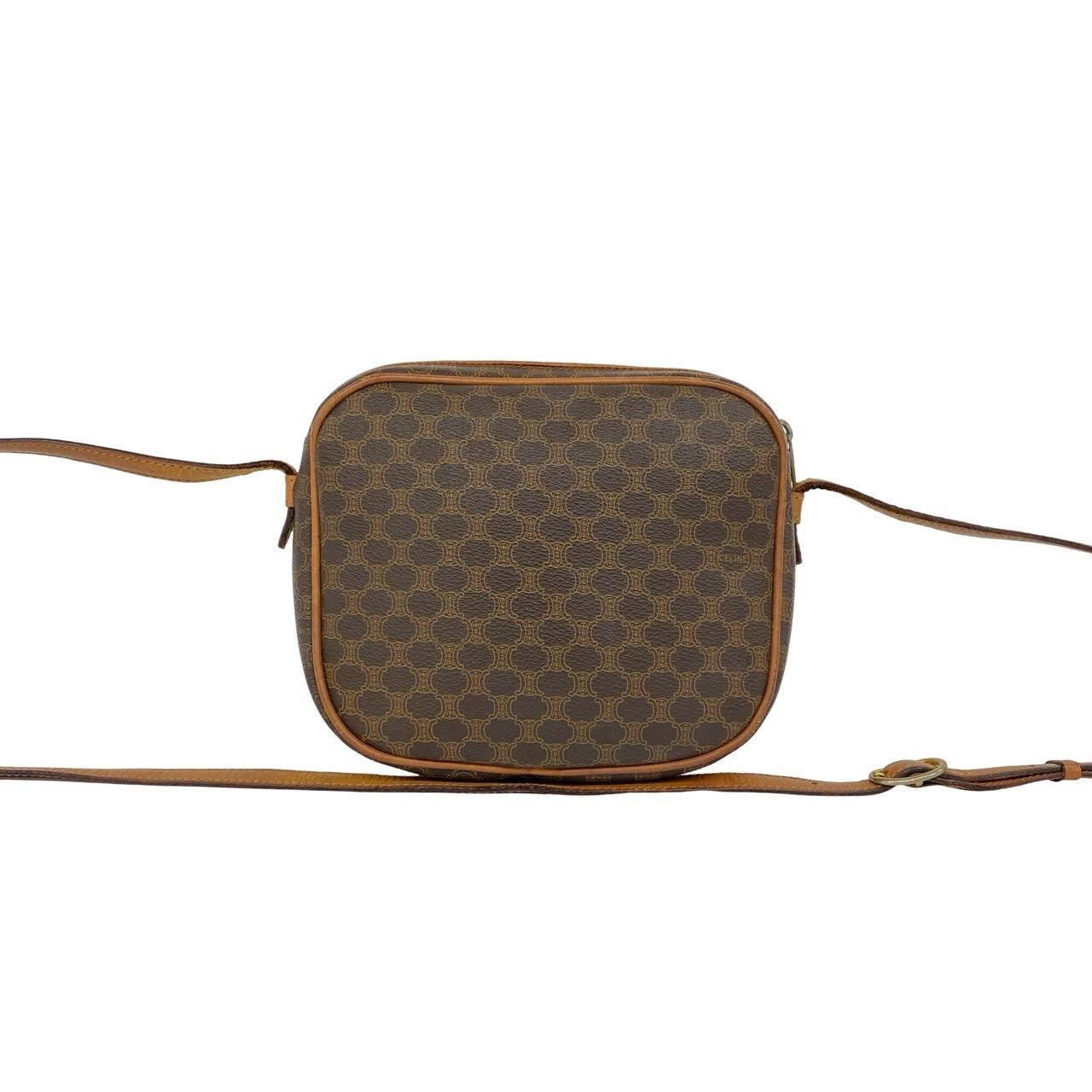 極 美品 CELINE セリーヌ ヴィンテージ マカダム ブラゾン 柄 レザー 極 美品 CELINE セリーヌ ヴィンテージ マカダム ブラゾン 柄 レザー