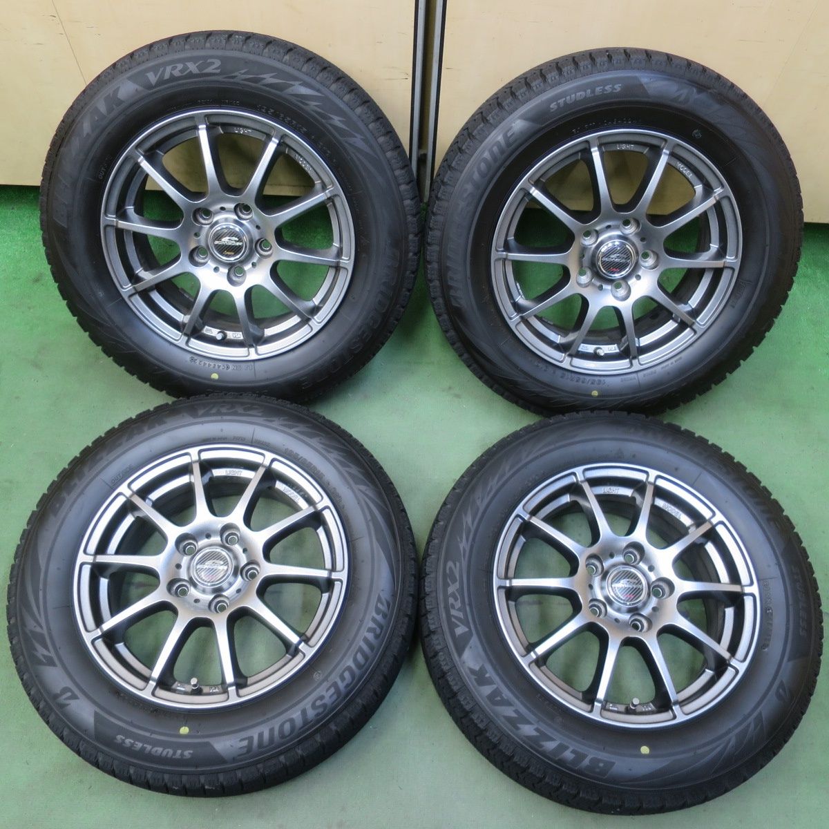 4本目 BLIZZAK VRX2 15インチ タイヤホイール VRX2 スタッドレスタイヤ ホイール 4本セット 15インチ 楽天市場