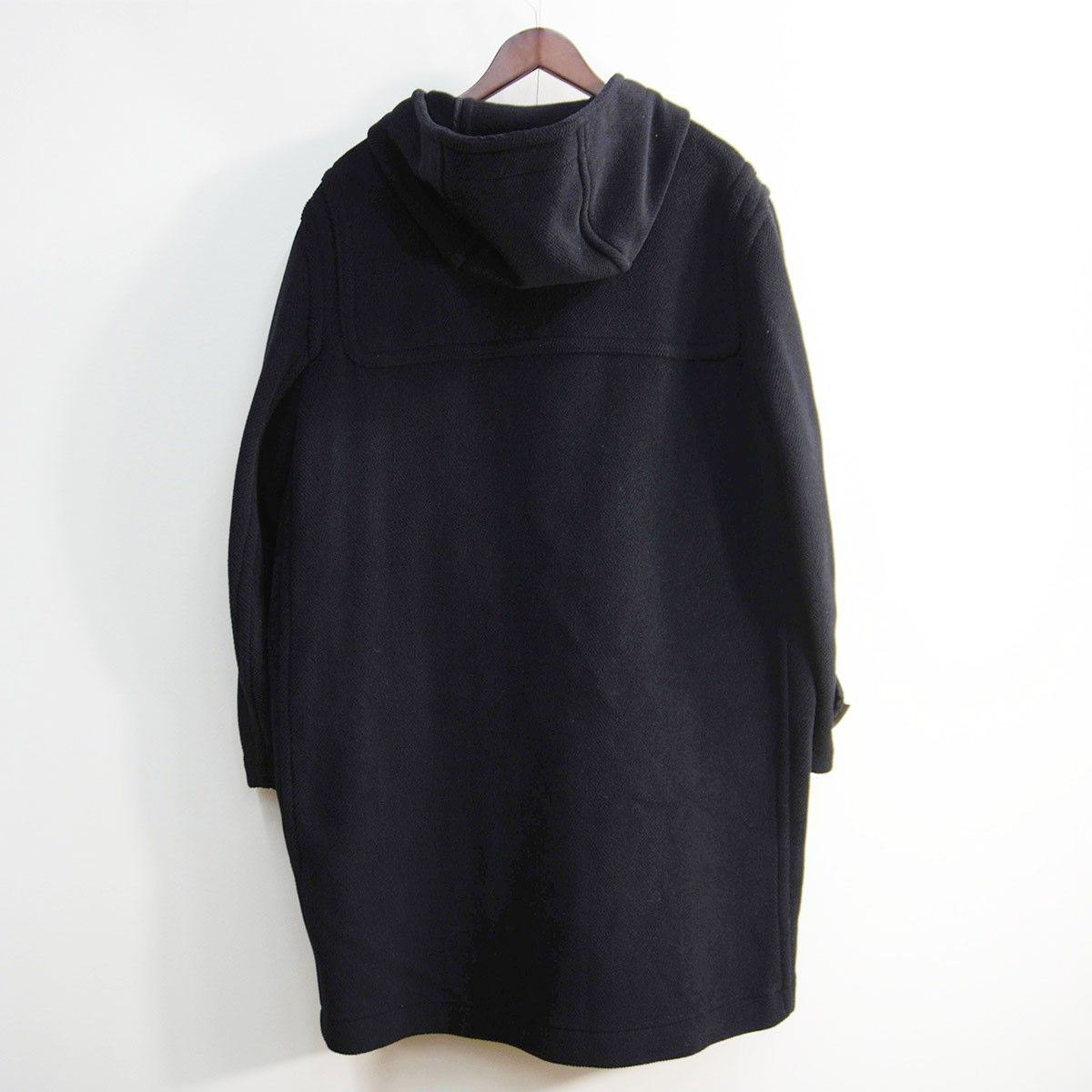 美品】GRENFELL【ヘリンボーン ダッフルコート】38 ブラック