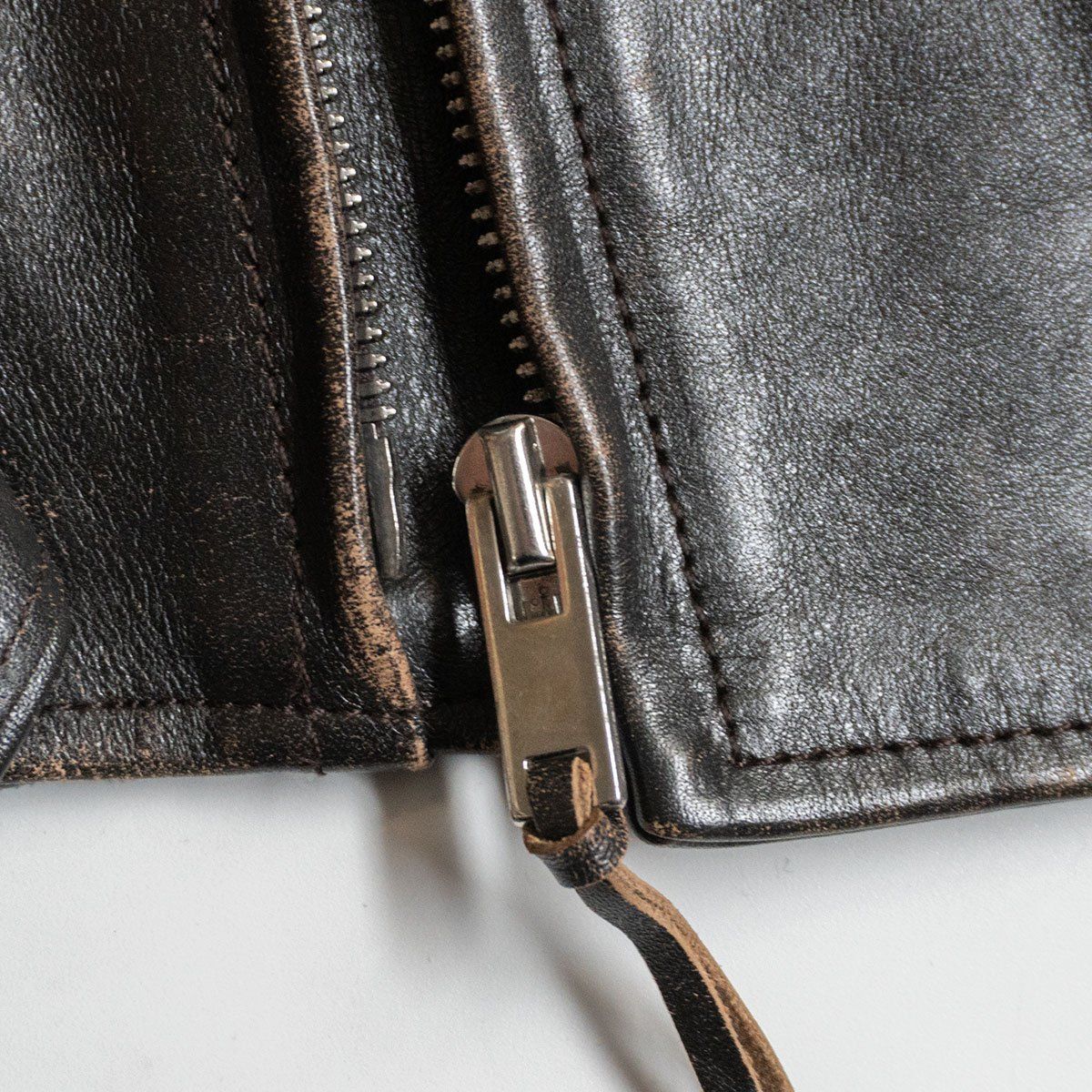 希少】Maison Martin Margiela 【REPLICA1950's Leather perfecto】 50