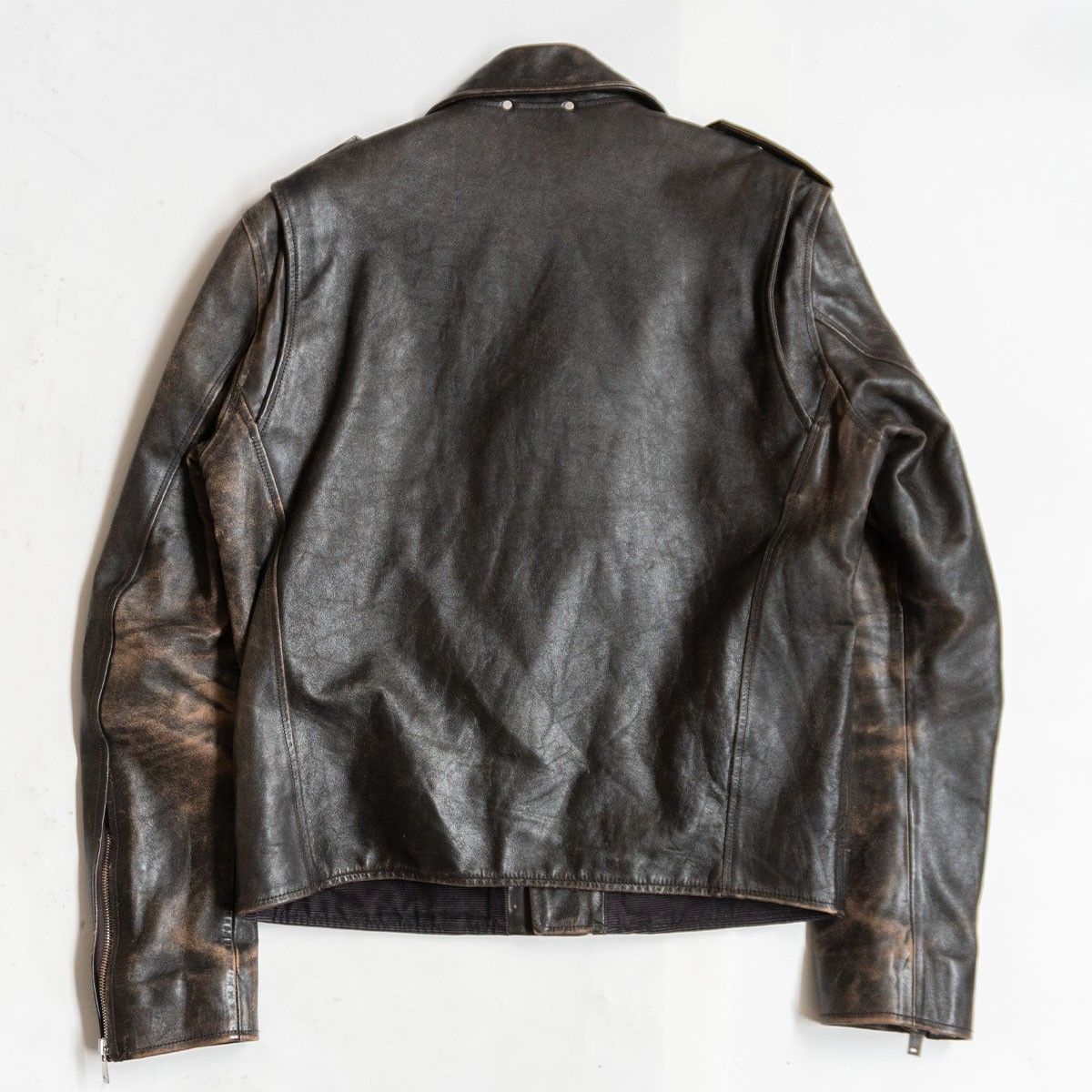 希少】Maison Martin Margiela 【REPLICA1950's Leather perfecto】 50