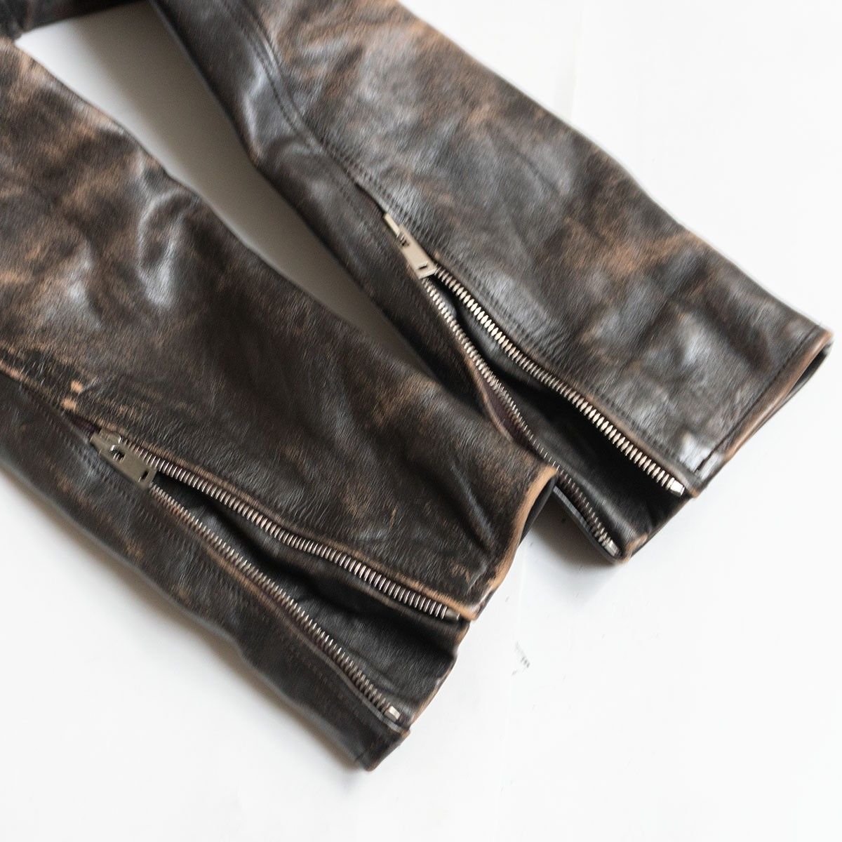希少】Maison Martin Margiela 【REPLICA1950's Leather perfecto】 50