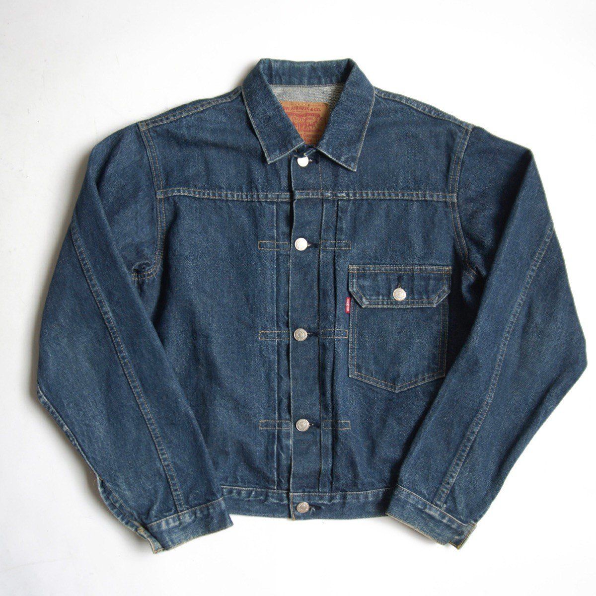 Levi's　リーバイス　70502XX bigE　ファースト　40　最終値下げ 雰囲気抜群/濃紺】 LEVI'S 【 70502XX ビッグE デニムジャケット 】40