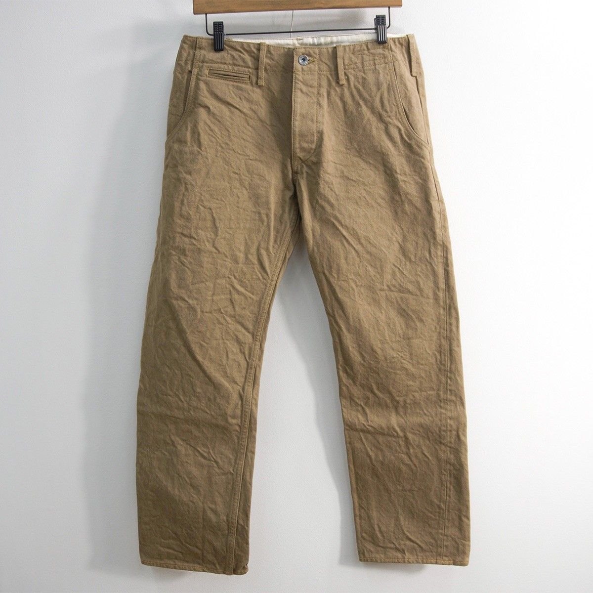 美品/15周年タグ】 SAMURAI JEANS【硫化染め 15oz ヘビーチノパンツ