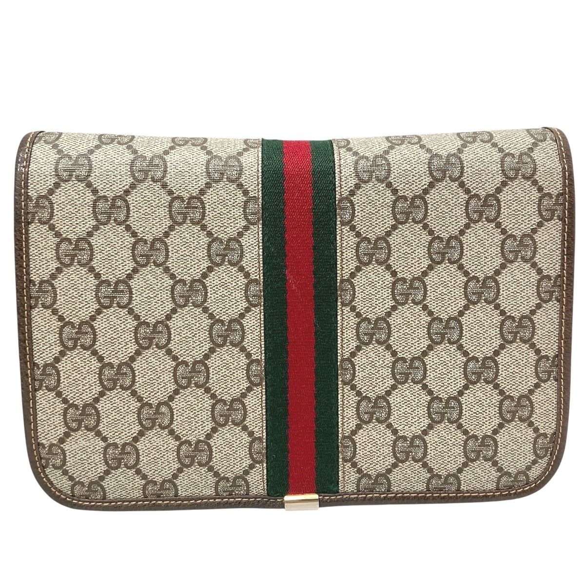 グッチ GUCCI オールドグッチ シェリーライン ショルダーバッグ PVC