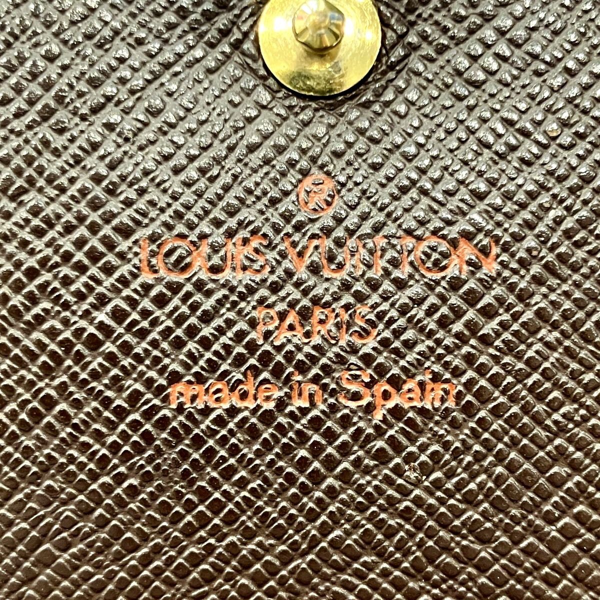 ルイ・ヴィトン LOUIS VUITTON ポルトモネビエトレゾール ダミエ 二