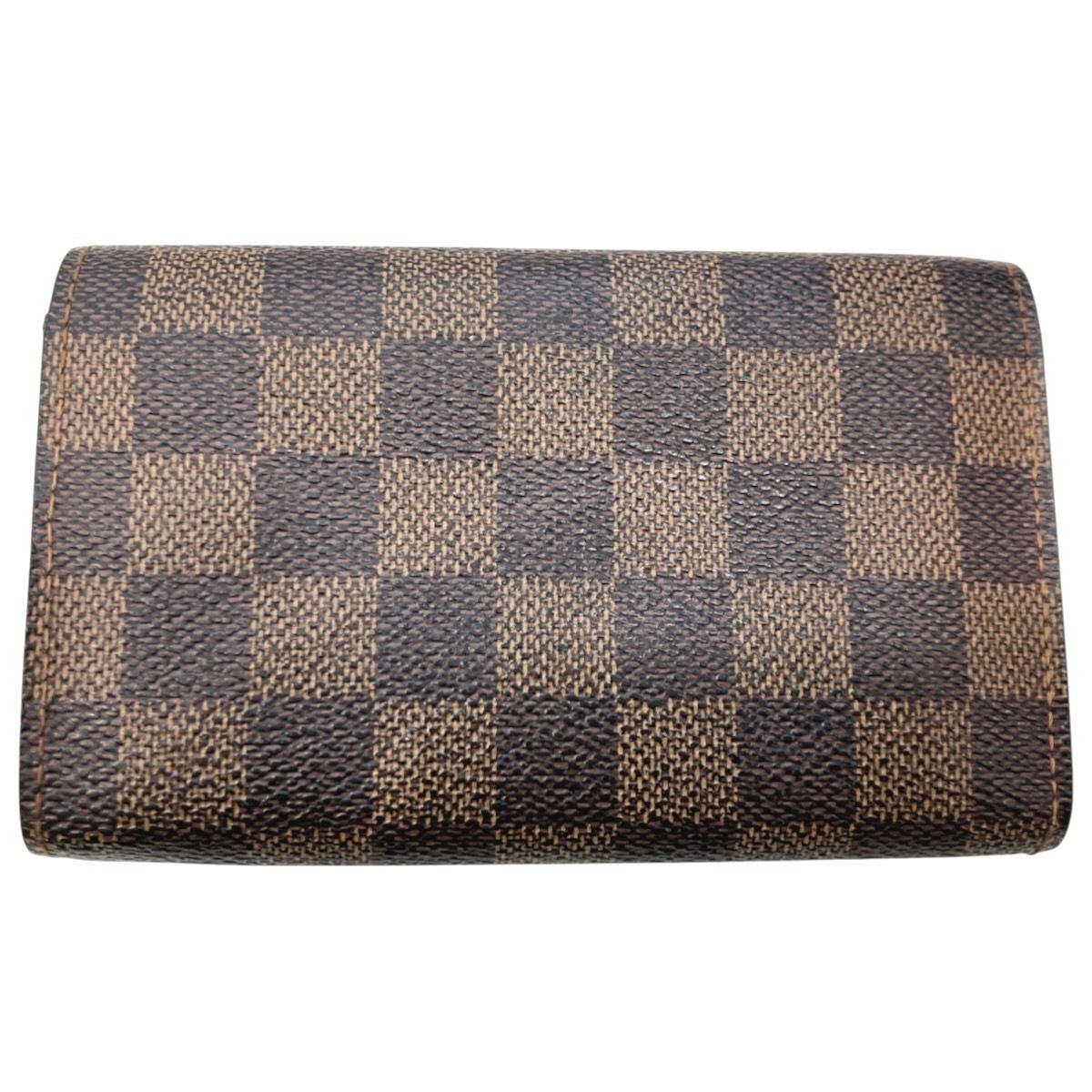 ルイ・ヴィトン LOUIS VUITTON ポルトモネビエトレゾール ダミエ 二