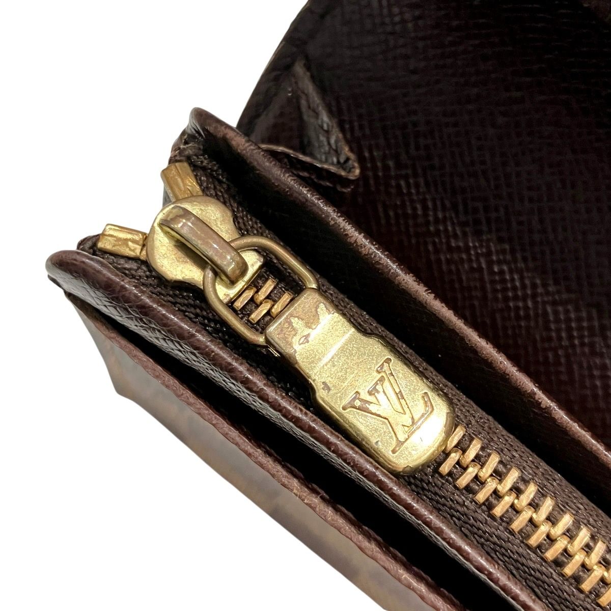 ルイ・ヴィトン LOUIS VUITTON ポルトモネビエトレゾール ダミエ 二
