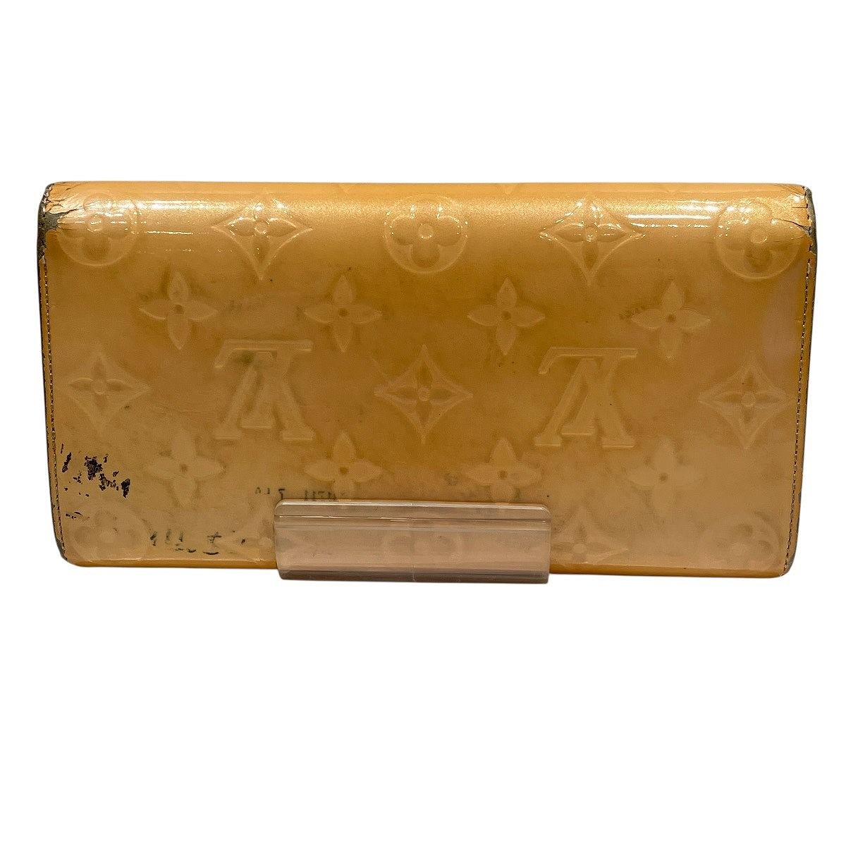 モノグラム・ヴェルニ パテントレザー　ルイ・ヴィトンのポルトフォイユ・サラ長財布 ルイ・ヴィトン LOUIS VUITTON ポルトフォイユ・サラ モノグラム