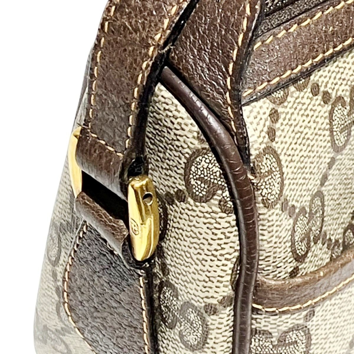 グッチ GUCCI シェリーライン ショルダーバッグ PVC レザー 89.02.032