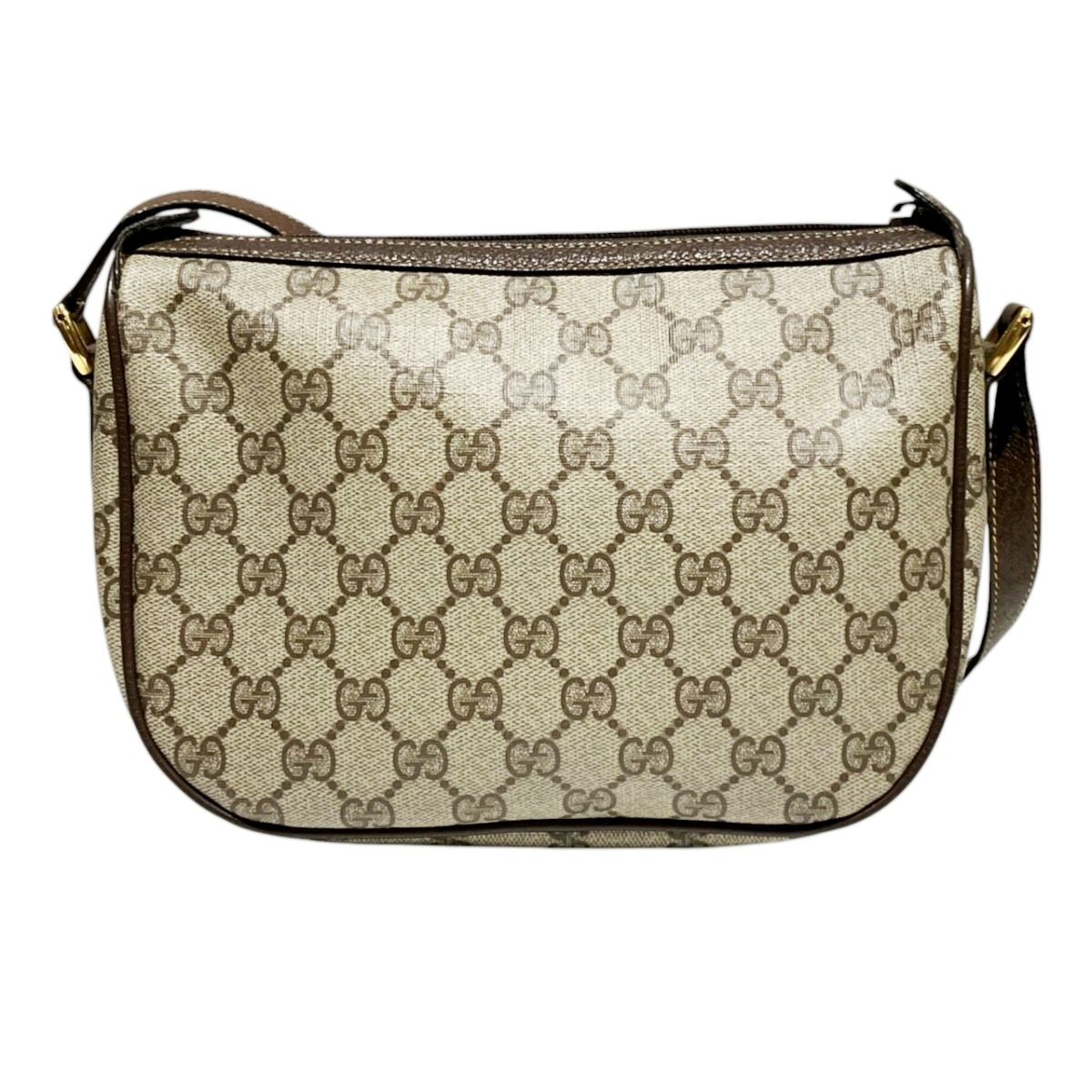 グッチ GUCCI シェリーライン ショルダーバッグ PVC レザー 89.02.032