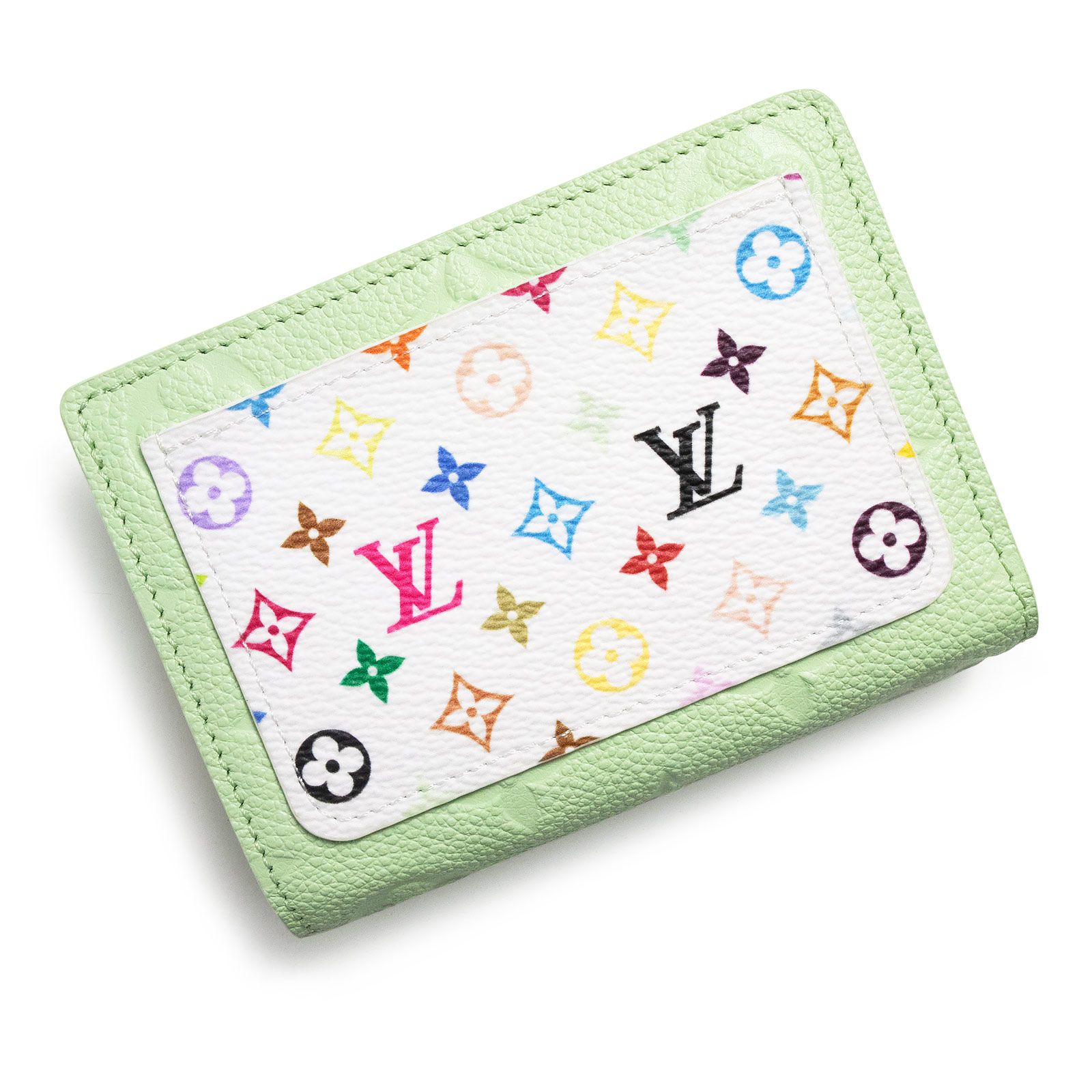 ルイ ヴィトン M13619 LV × TM ポルトフォイユ クレア モノグラムアン