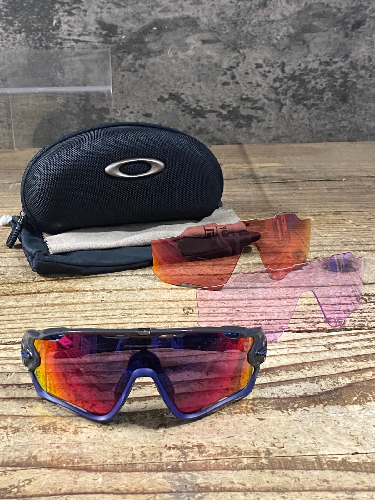 KM058 オークリー OAKLEY JAW BREAKER サングラス アイウェア 黒 紺 PRIZM 7,884円