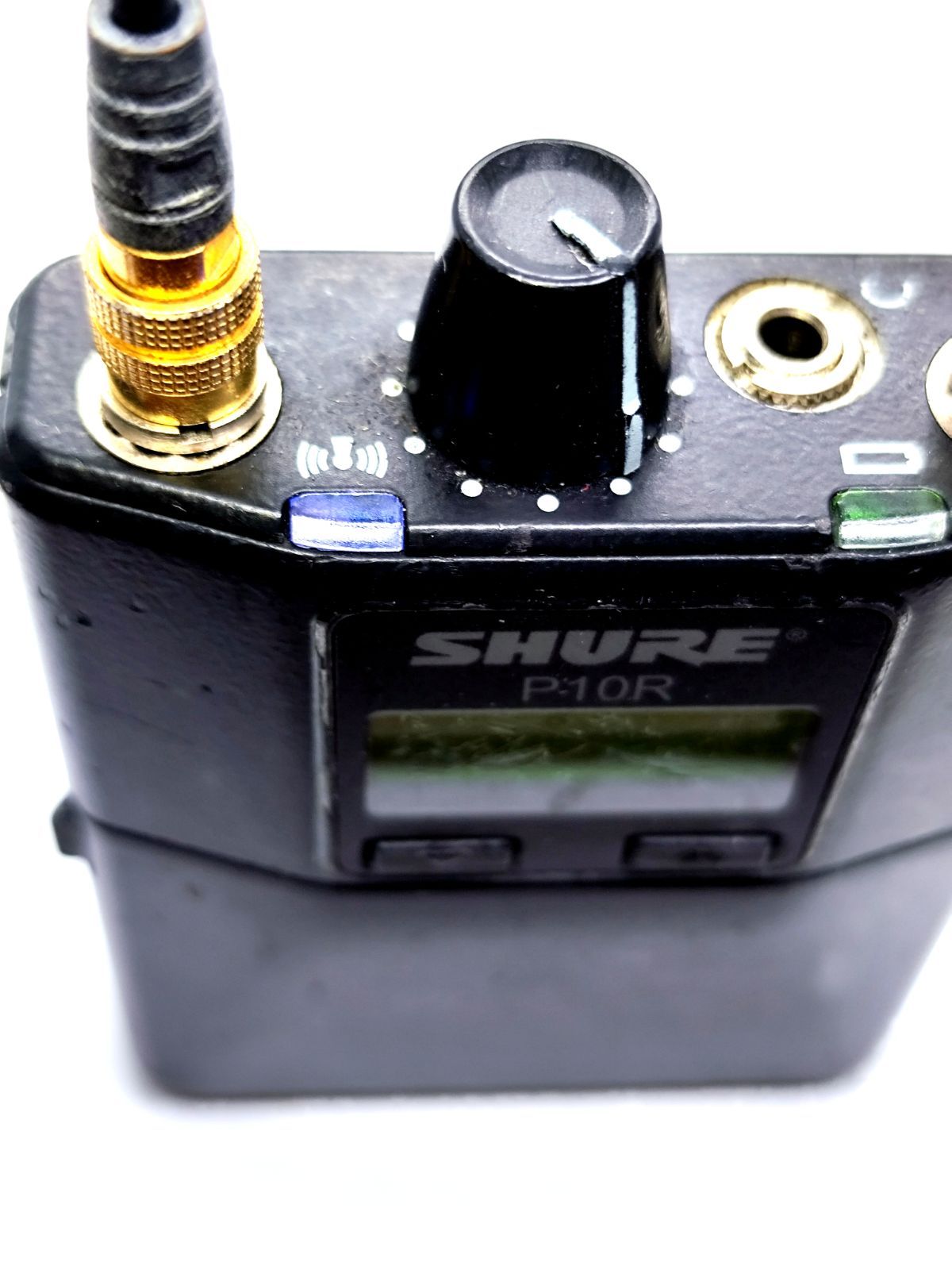 SHURE P10R ワイヤレス ボディパックレシーバー J8 554-626MHz ①