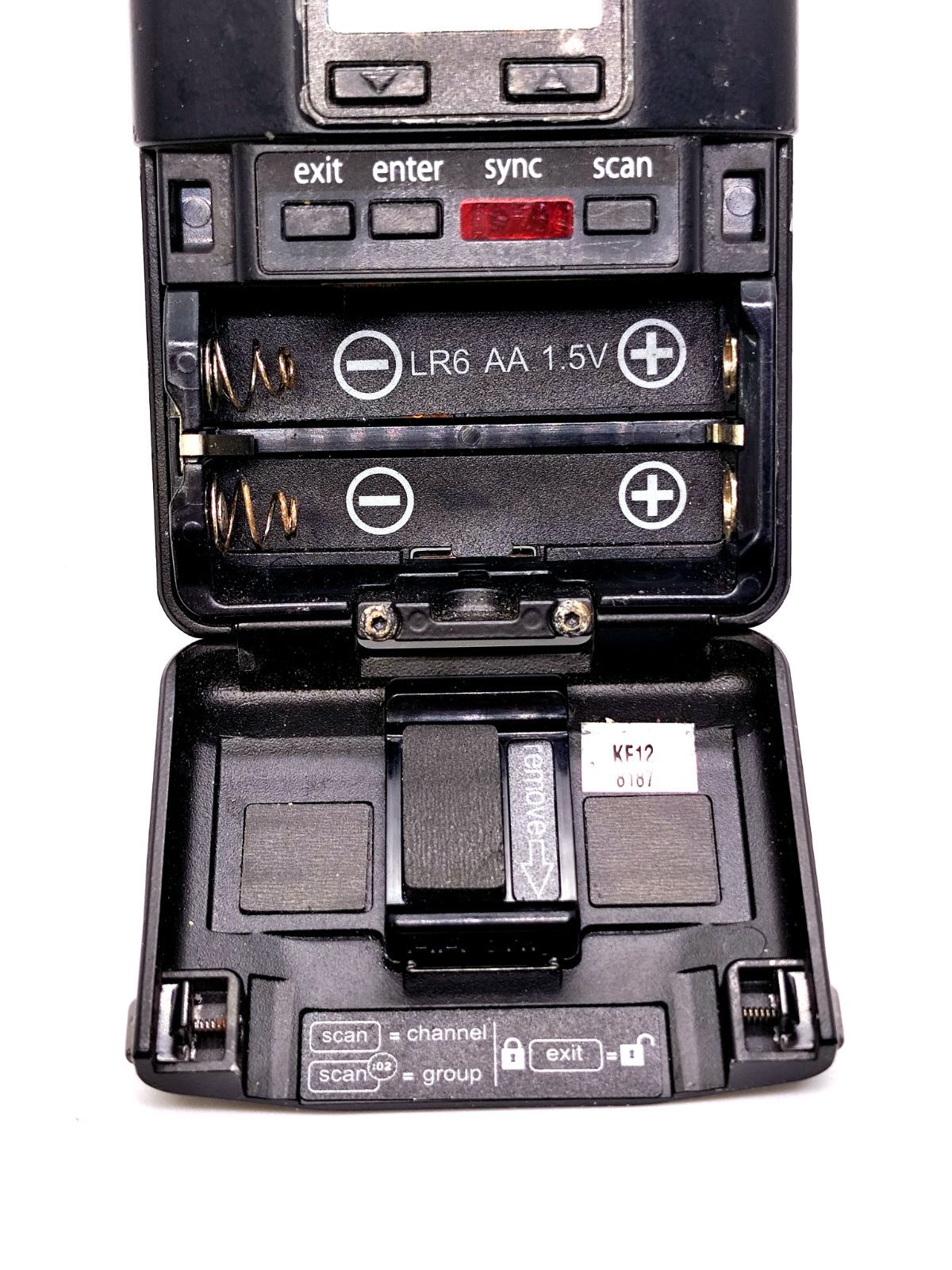 SHURE P10R ワイヤレス ボディパックレシーバー J8 554-626MHz ①