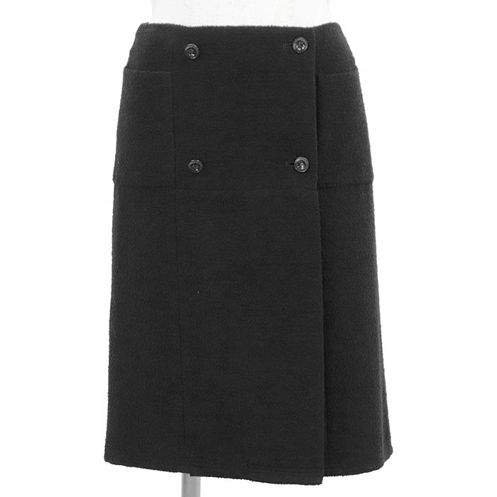 SALE【美品】CHANEL シャネル ツイードラップスカート サイズ 34