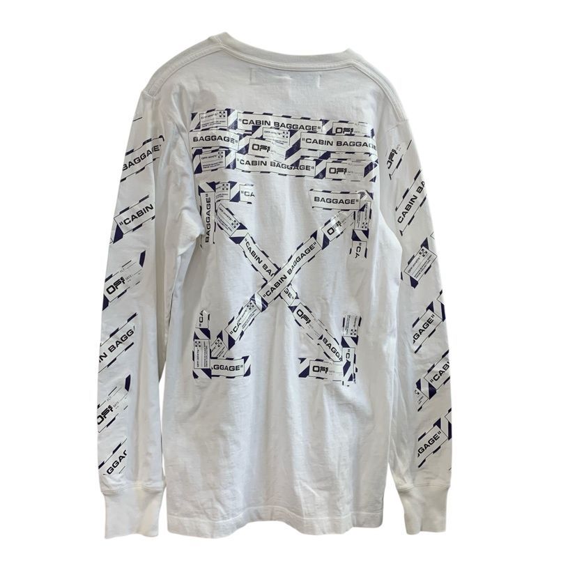 ♪4823 OFF-WHITE (オフホワイト) 20SS Airport Tape S Tee エアポート