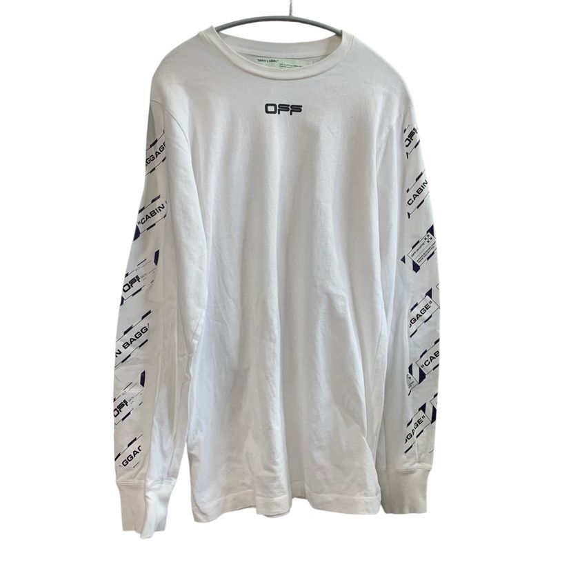 ♪4823 OFF-WHITE (オフホワイト) 20SS Airport Tape S Tee エアポート