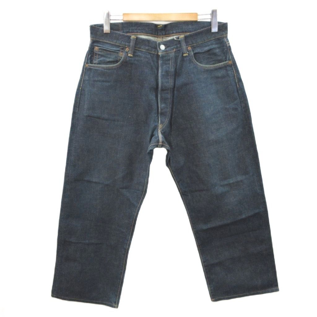 エヴィス EVISU Lot.2001 No.2 デニムパンツ 36 インディゴブルー 耳