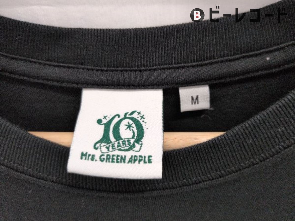 Mrs. GREEN APPLE/FJORD ロゴTシャツ ブラック/Mサイズ - メルカリ
