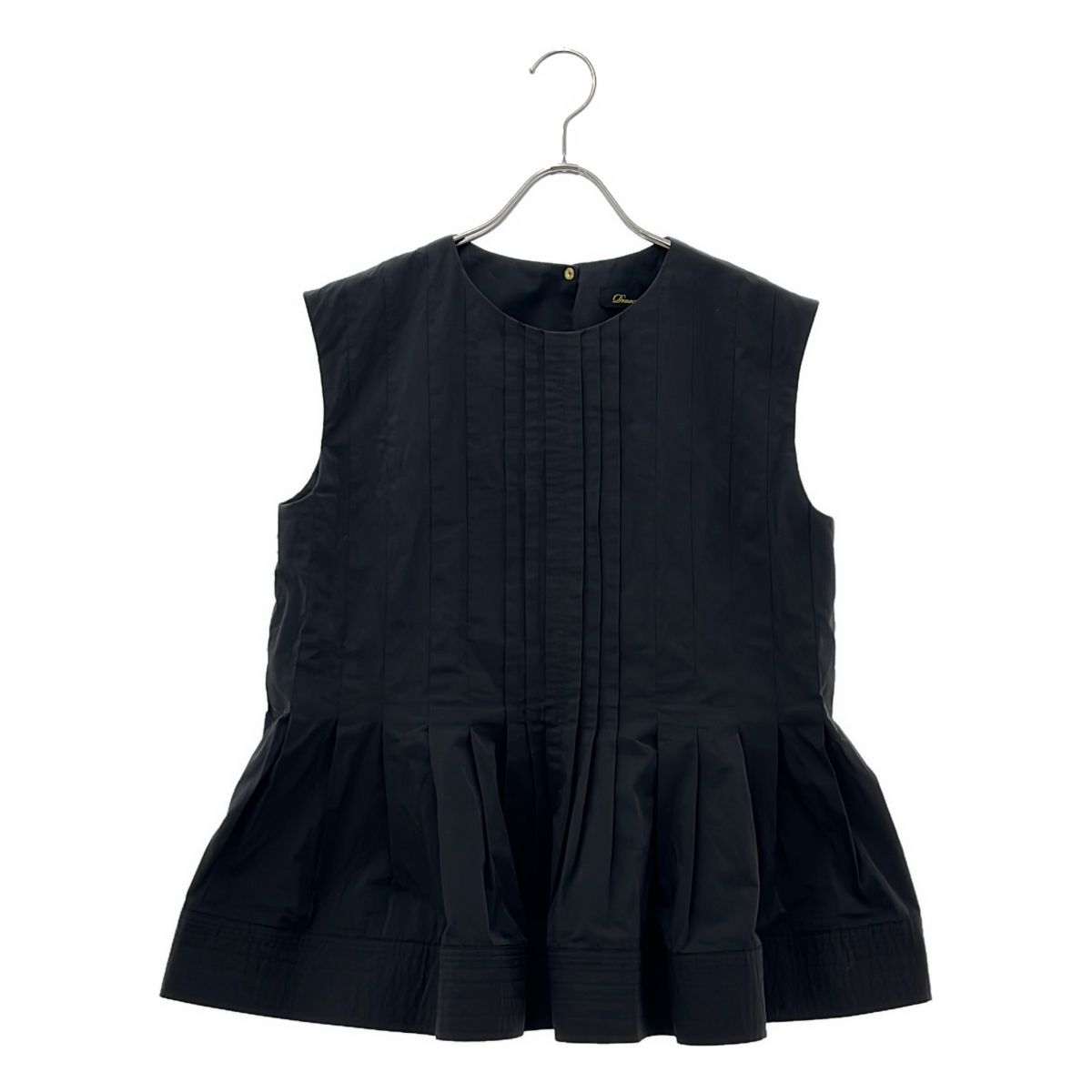 Drawer / ドゥロワー | FALL1 タックフレア ぺプラム ブラウス 6521-299-1253 | F | ブラック | レディース 9,744円
