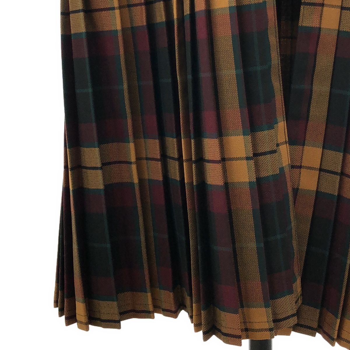 KIDILL 22ss チェック柄ハーネスプリーツスカート 新品】 KIDILL / キディル | 2022SS | Harness Pleats Skirt
