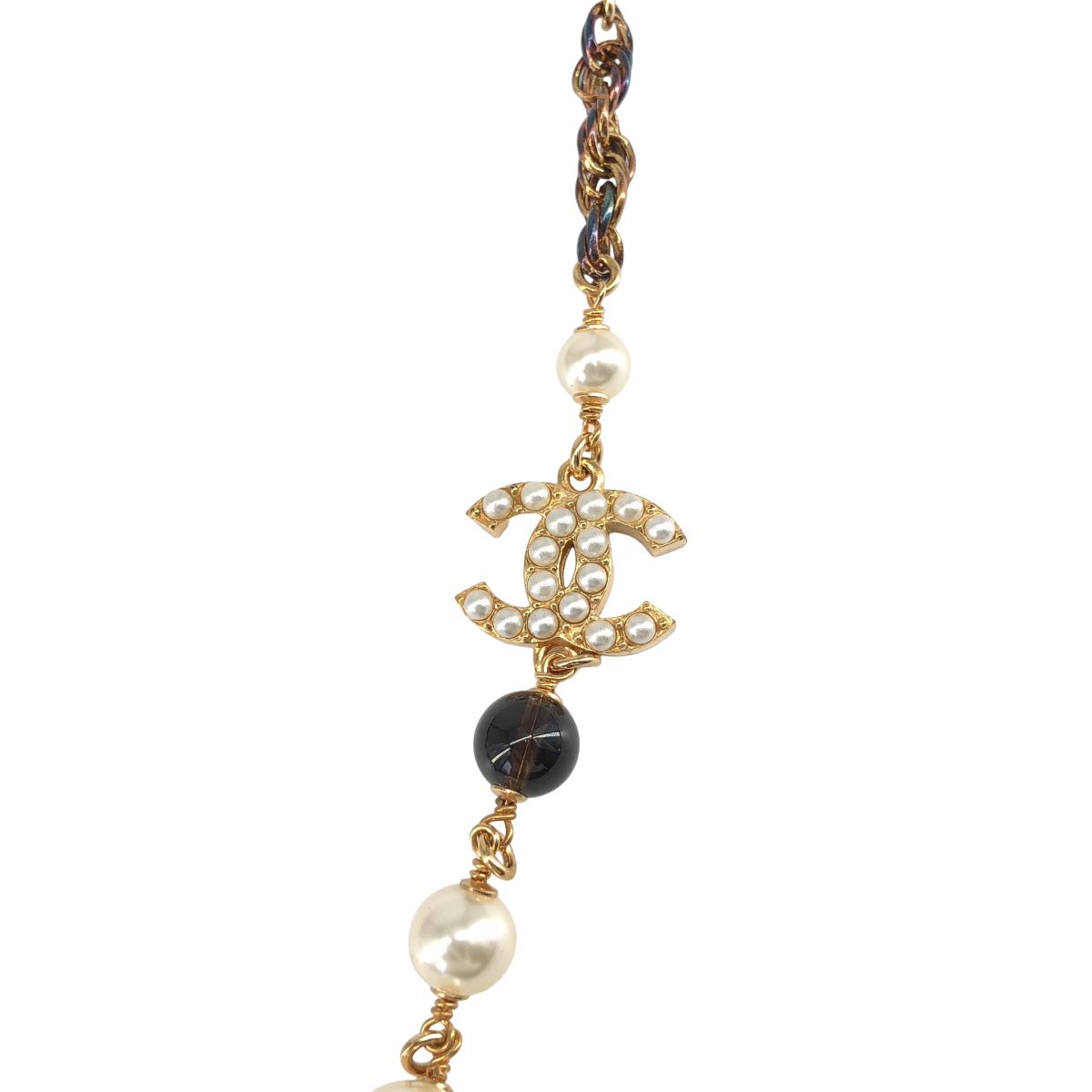 美品】 CHANEL / シャネル | ココマーク パール ロング ネックレス