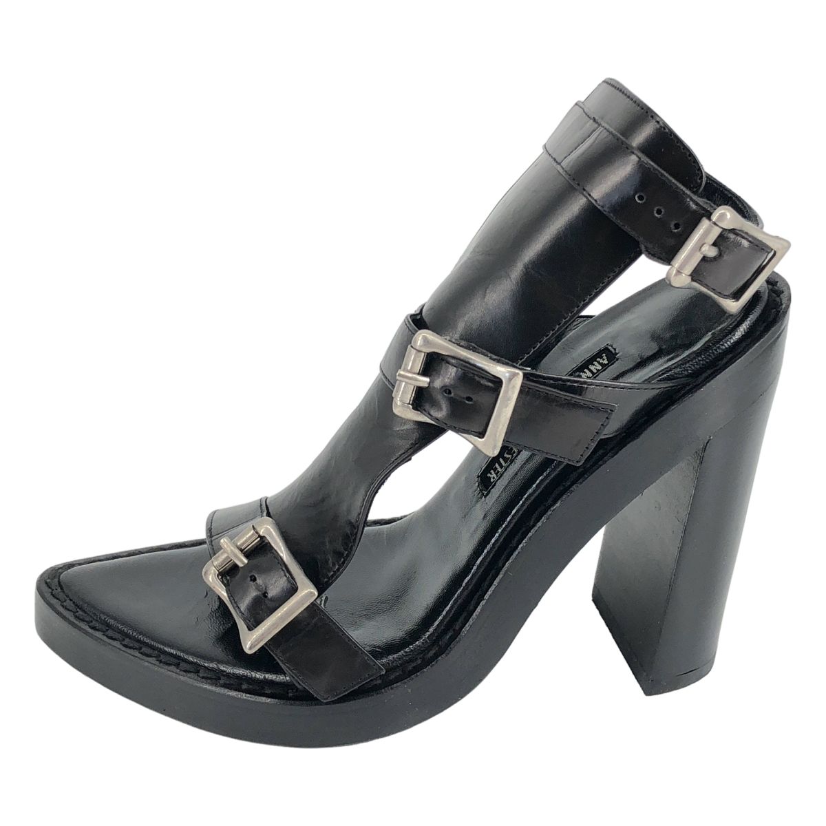 ANN DEMEULEMEESTER / アンドゥムルメステール | レザー サンダル | 36