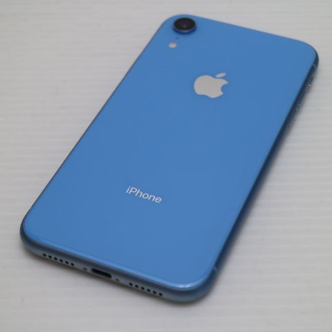 超美品 SIMフリー iPhoneXR 128GB ブルー スマホ 白ロム 即日発送