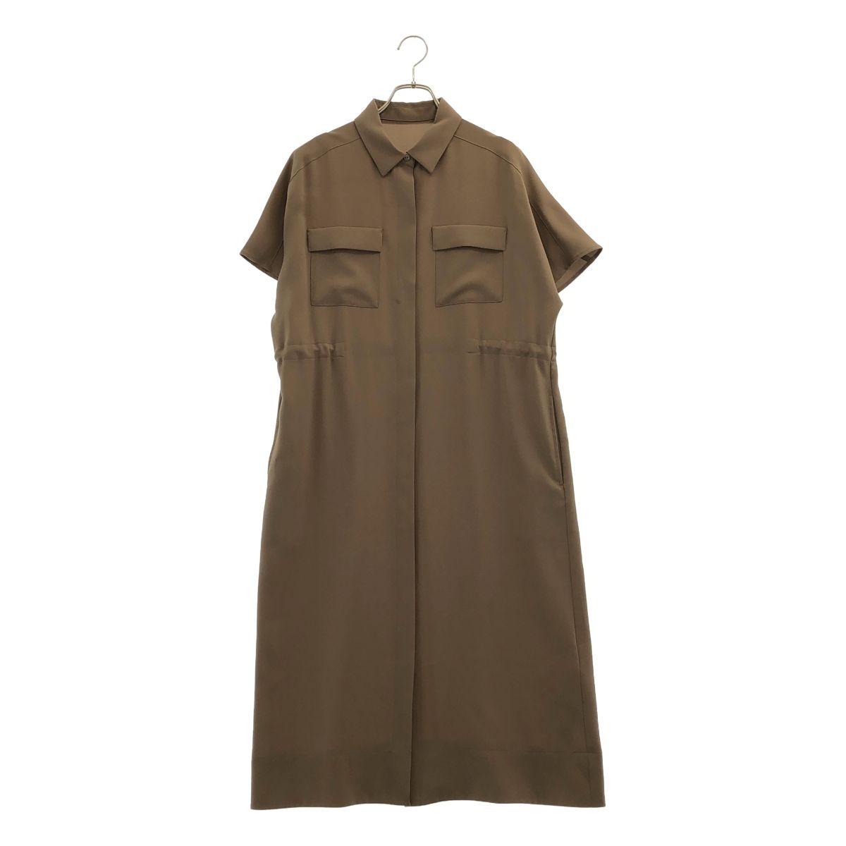 SOEJU / ソージュ | ロングシャツワンピース | M | グレージュ