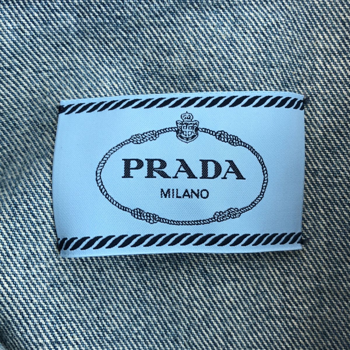 美品】 PRADA / プラダ | オーガニックデニム クロップドジャケット