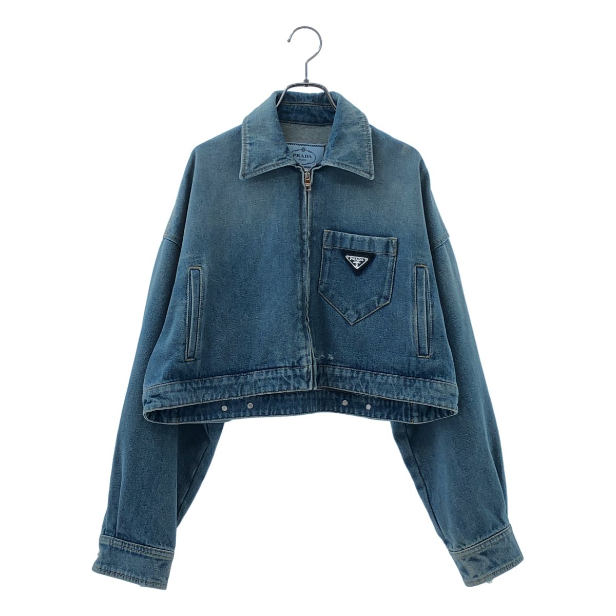 美品】 PRADA / プラダ | オーガニックデニム クロップドジャケット
