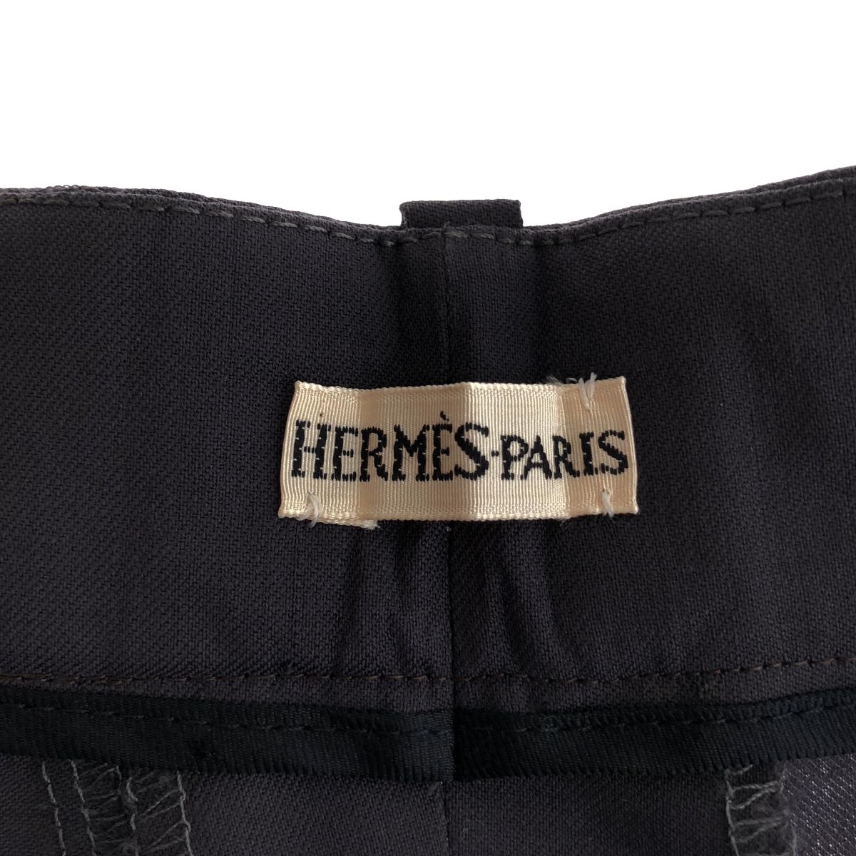 HERMES / エルメス | マルジェラ期 ウール タック ワイドスラックス