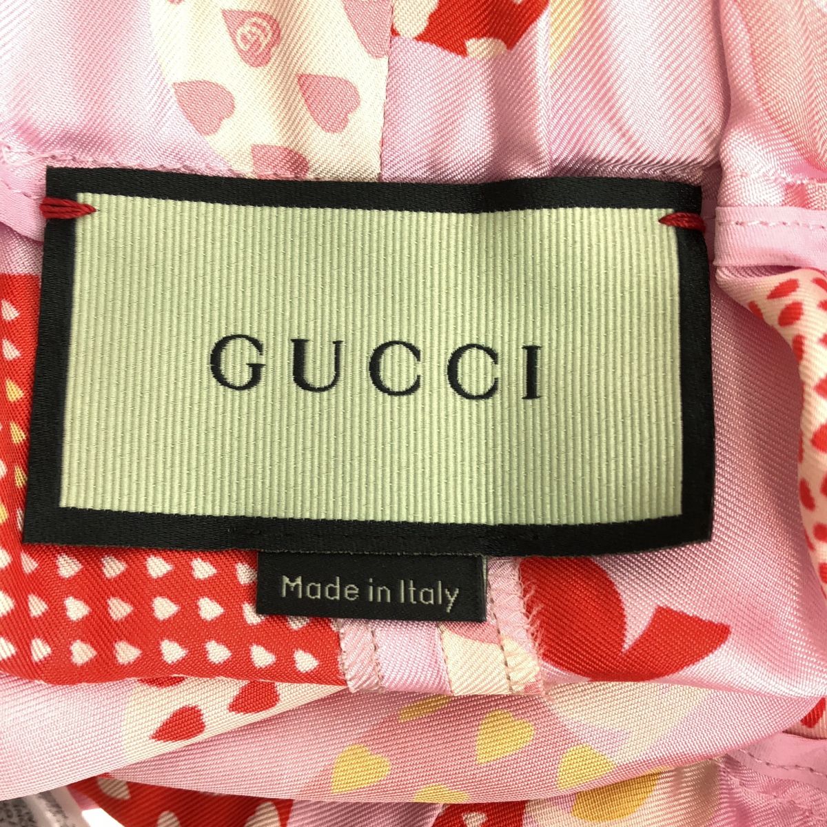 美品】 GUCCI / グッチ | 2021Pre | シルク アップル 総柄 イージー