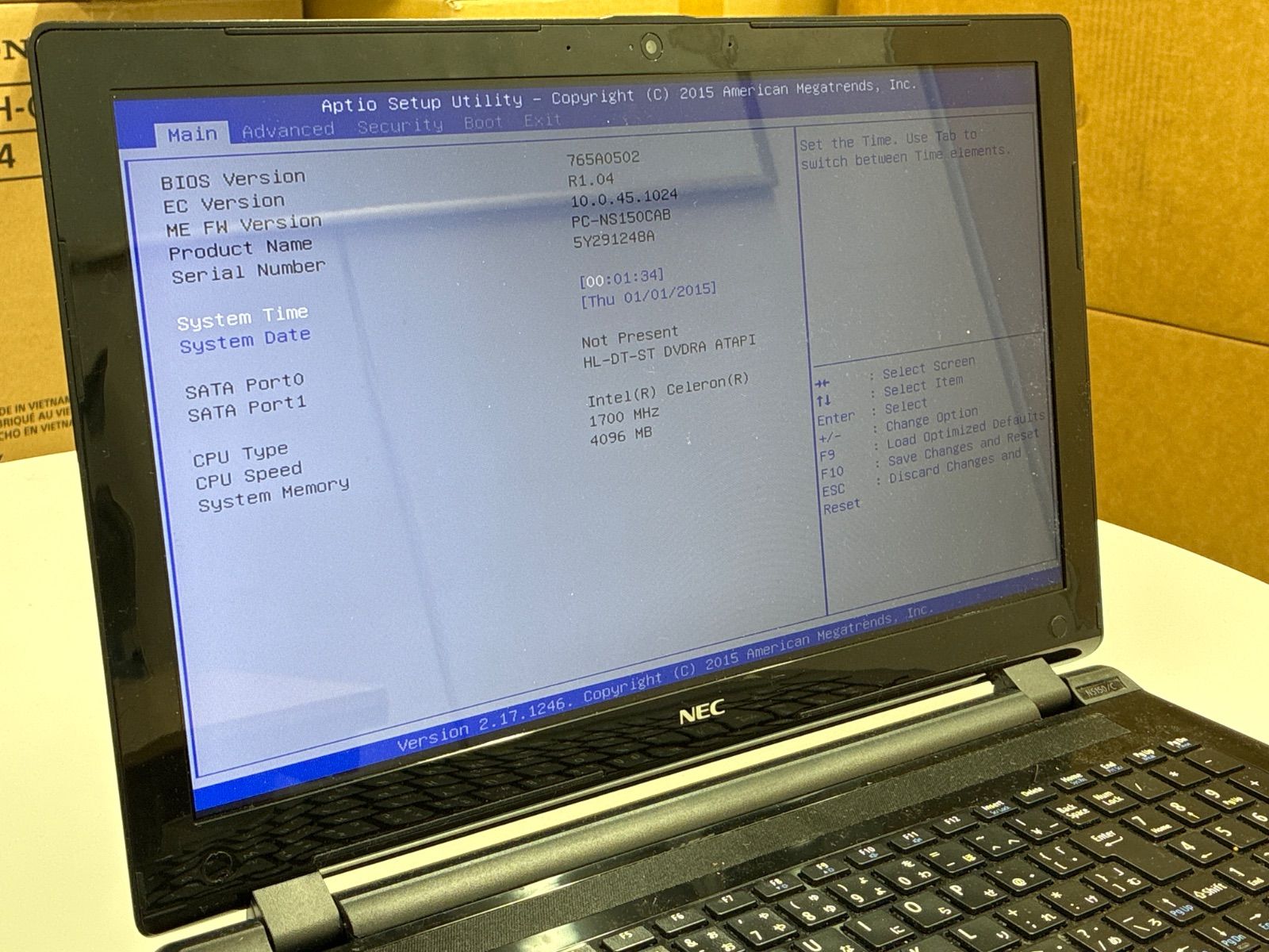 NEC Windowsノート本体 ジャンク - メルカリ