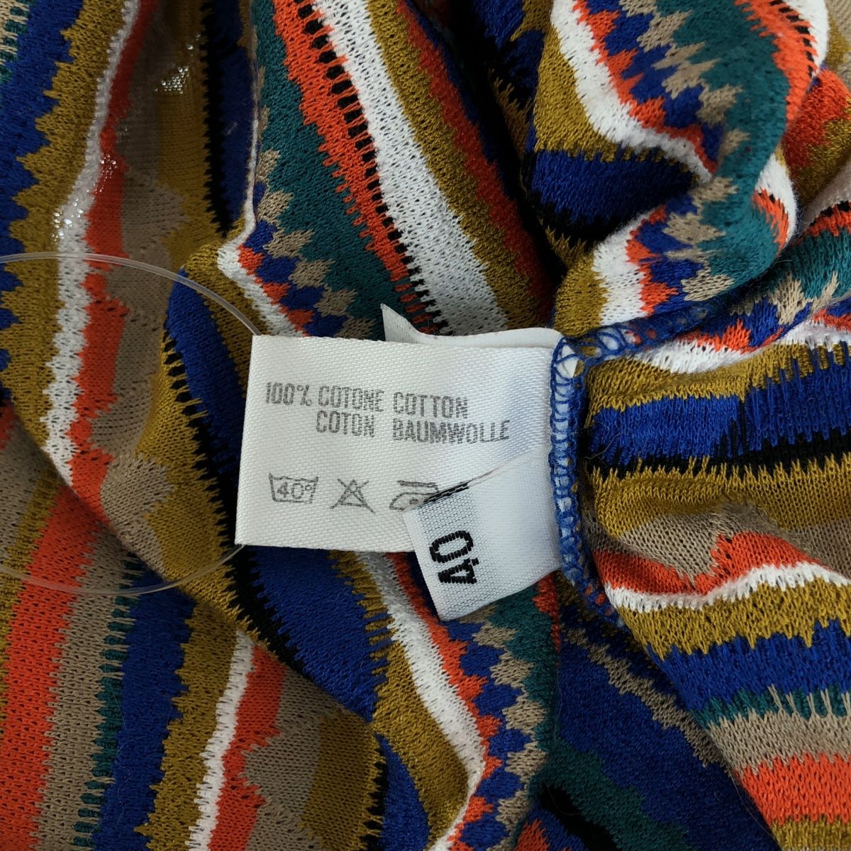 MISSONI / ミッソーニ | コットン マルチボーダー ノースリーブ