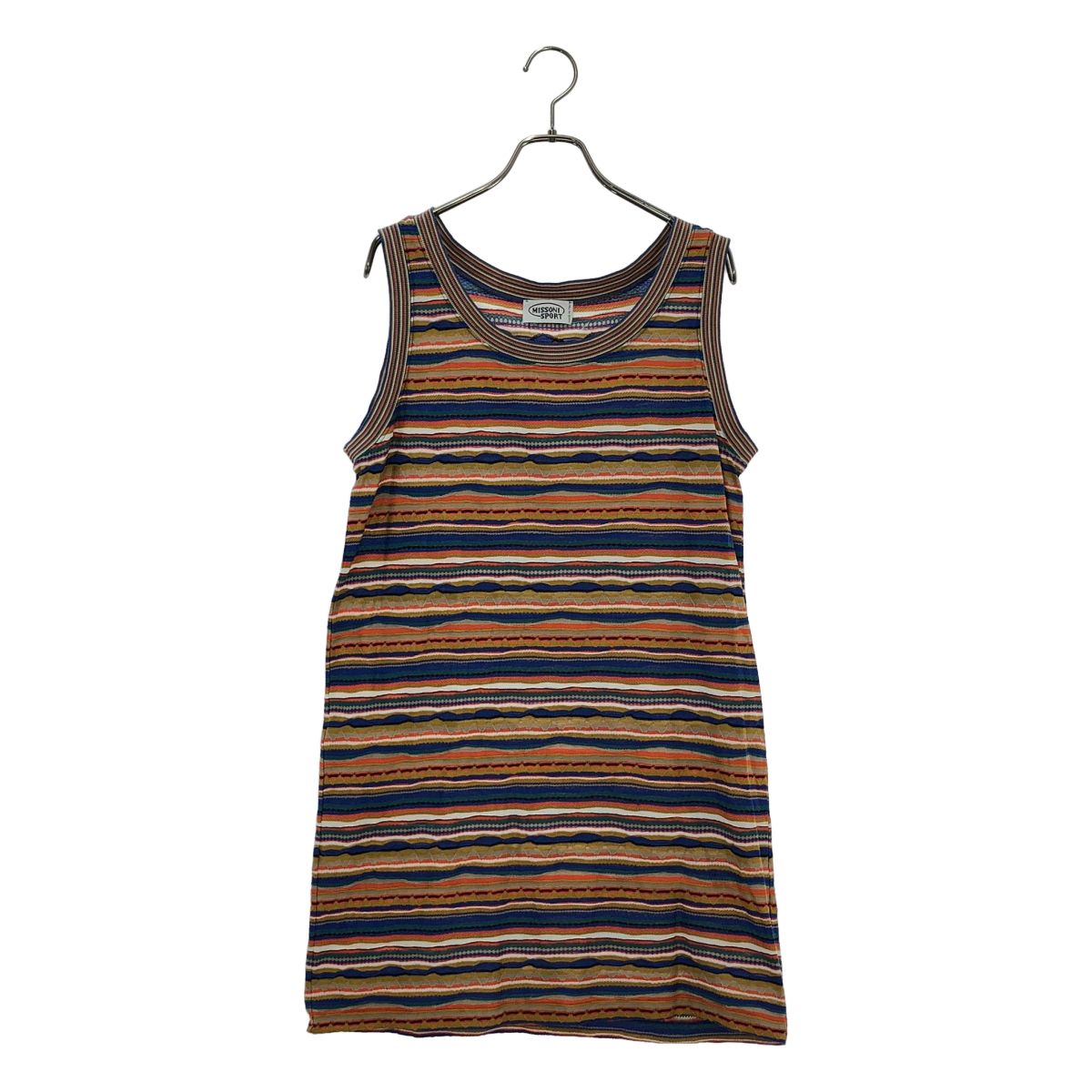 MISSONI / ミッソーニ | コットン マルチボーダー ノースリーブ