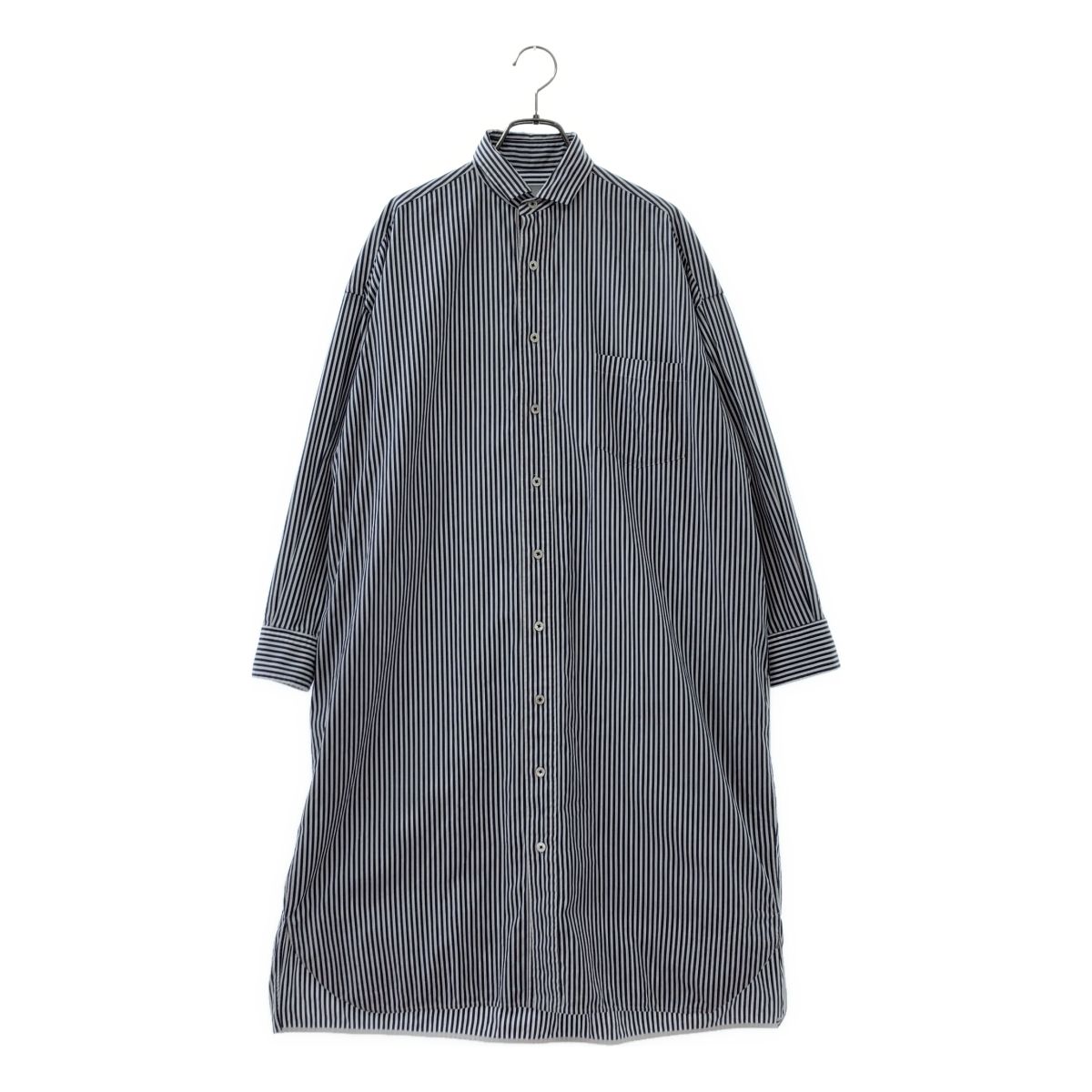 TICCA ティッカ コットン ストライプ シャツ ロングワンピース TICCA / ティッカ | コットン ストライプ シャツワンピース | F
