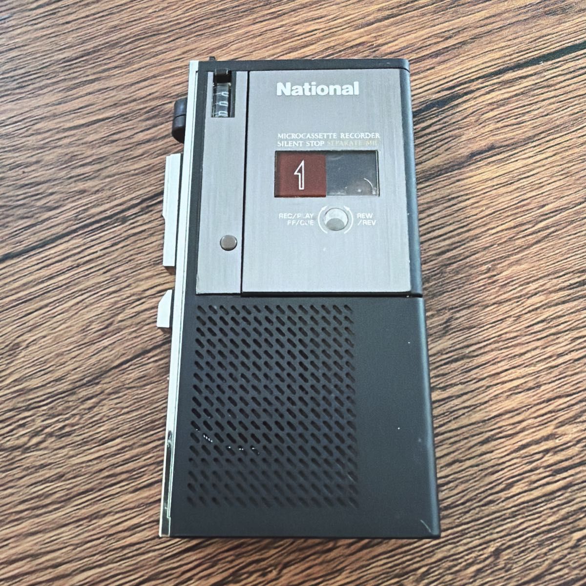 通電のみ○】National RN-Z10 マイクロカセットレコーダー ジャンク