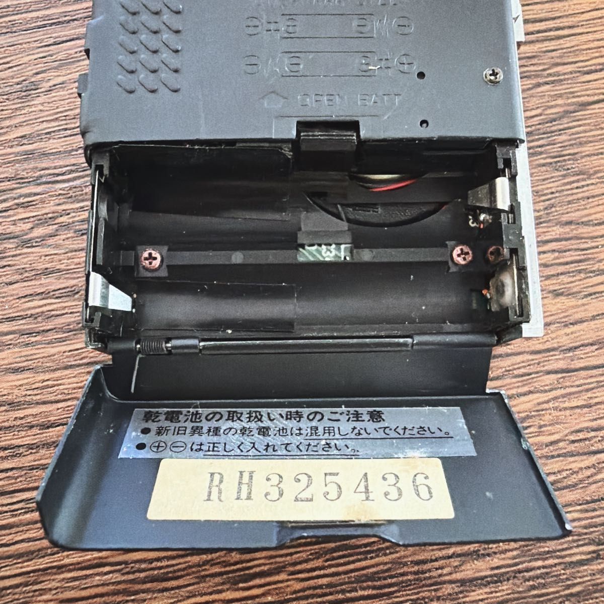通電のみ○】National RN-Z10 マイクロカセットレコーダー ジャンク
