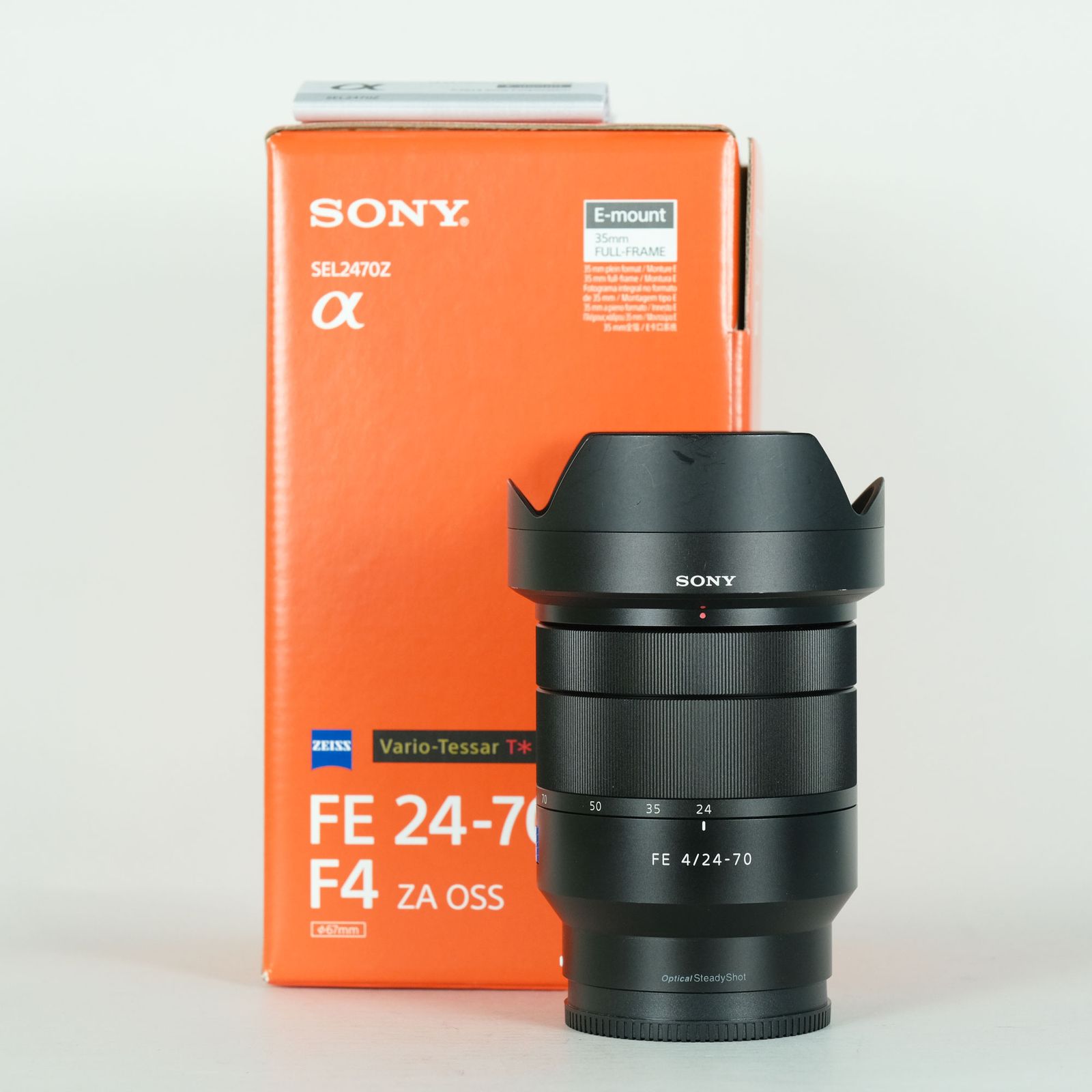 [良品] SONY Vario-Tessar T＊ FE 24-70mm F4 ZA OSS SEL2470Z | SONY Eマウント