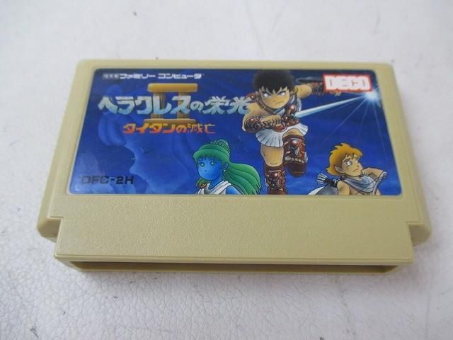 中古品 ゲーム ファミコン ソフト ヘラクレスの栄光IV 神々からの