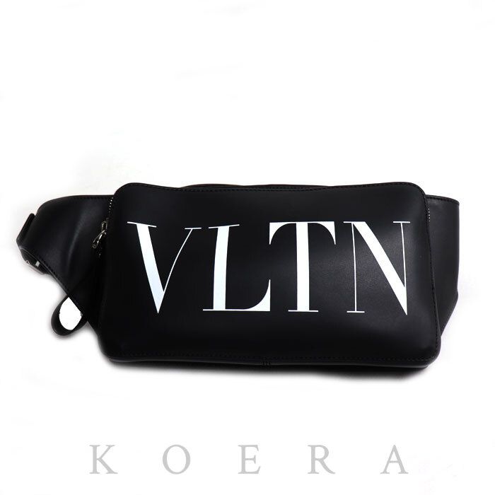 VALENTINO ヴァレンティノ VLTNロゴ ボディバッグ ブラック