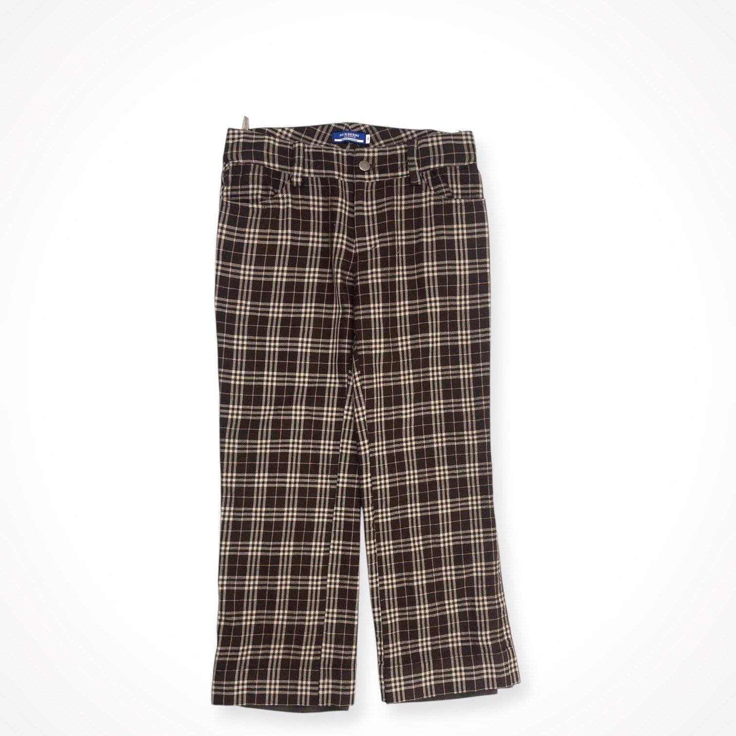 Burberry Blue Label チェックパンツ 38 BURBERRY BLUE LABEL / チェックスラックス 参考定価：32,000程度 SIZE