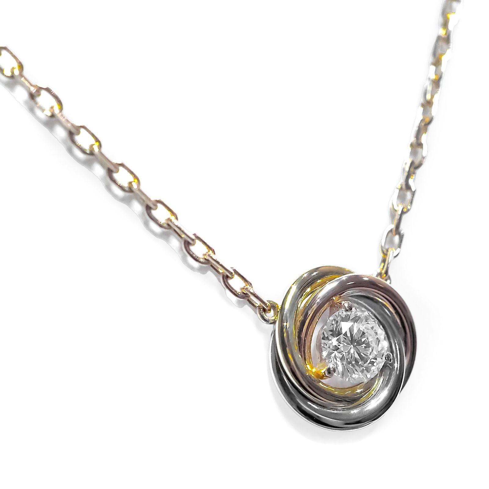 Cartier カルティエ トリニティ K18PG K18YG K18WG ダイヤモンド