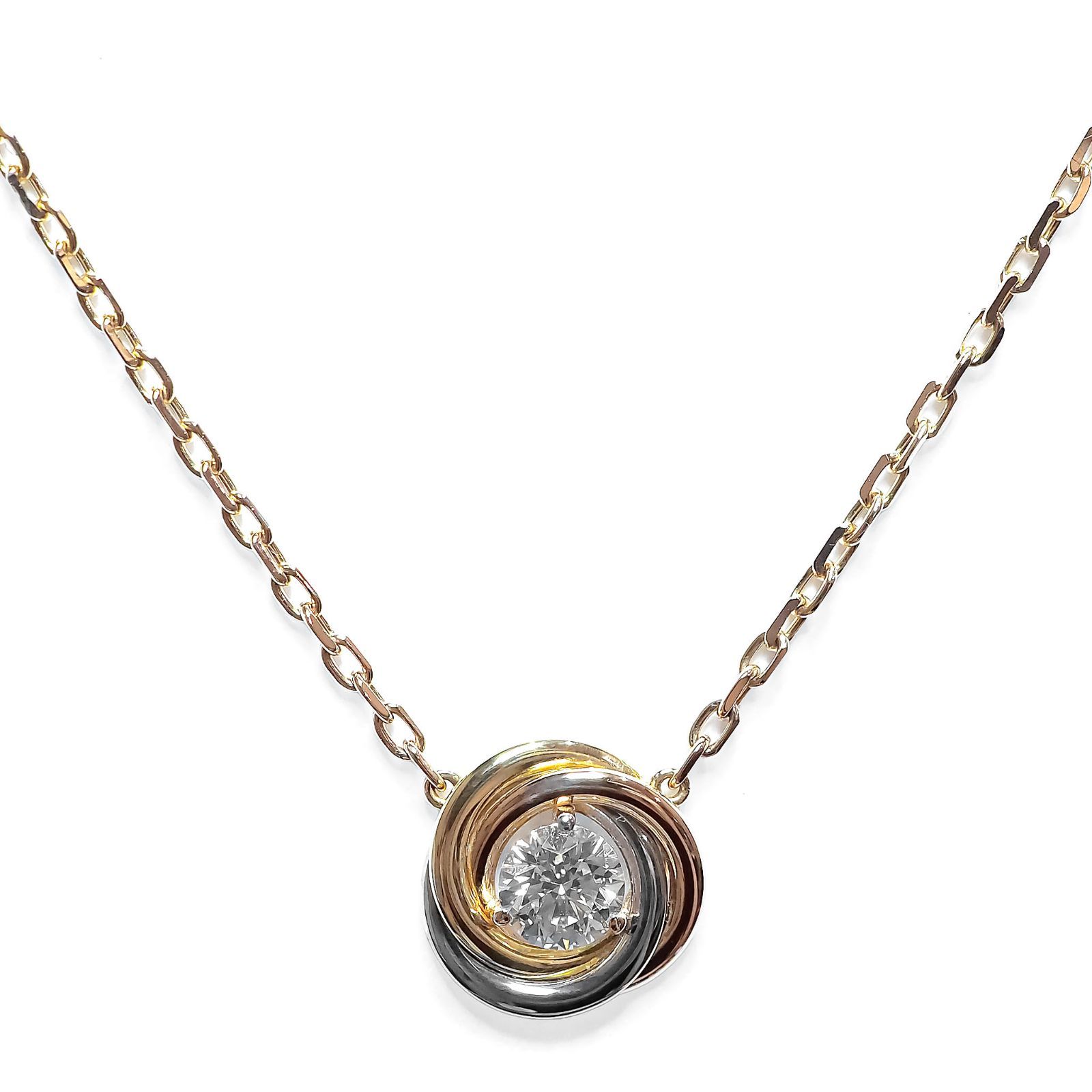 Cartier カルティエ トリニティ K18PG K18YG K18WG ダイヤモンド