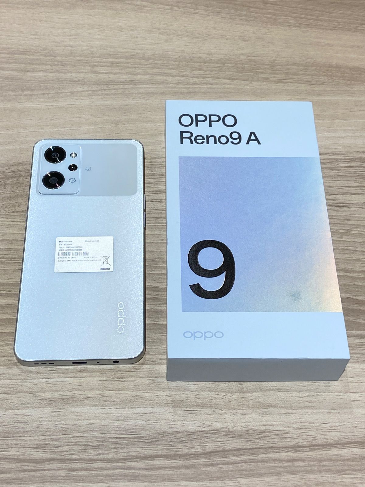 OPPO Reno9 A 128GB ムーンホワイト SIMフリー 未使用 - メルカリ
