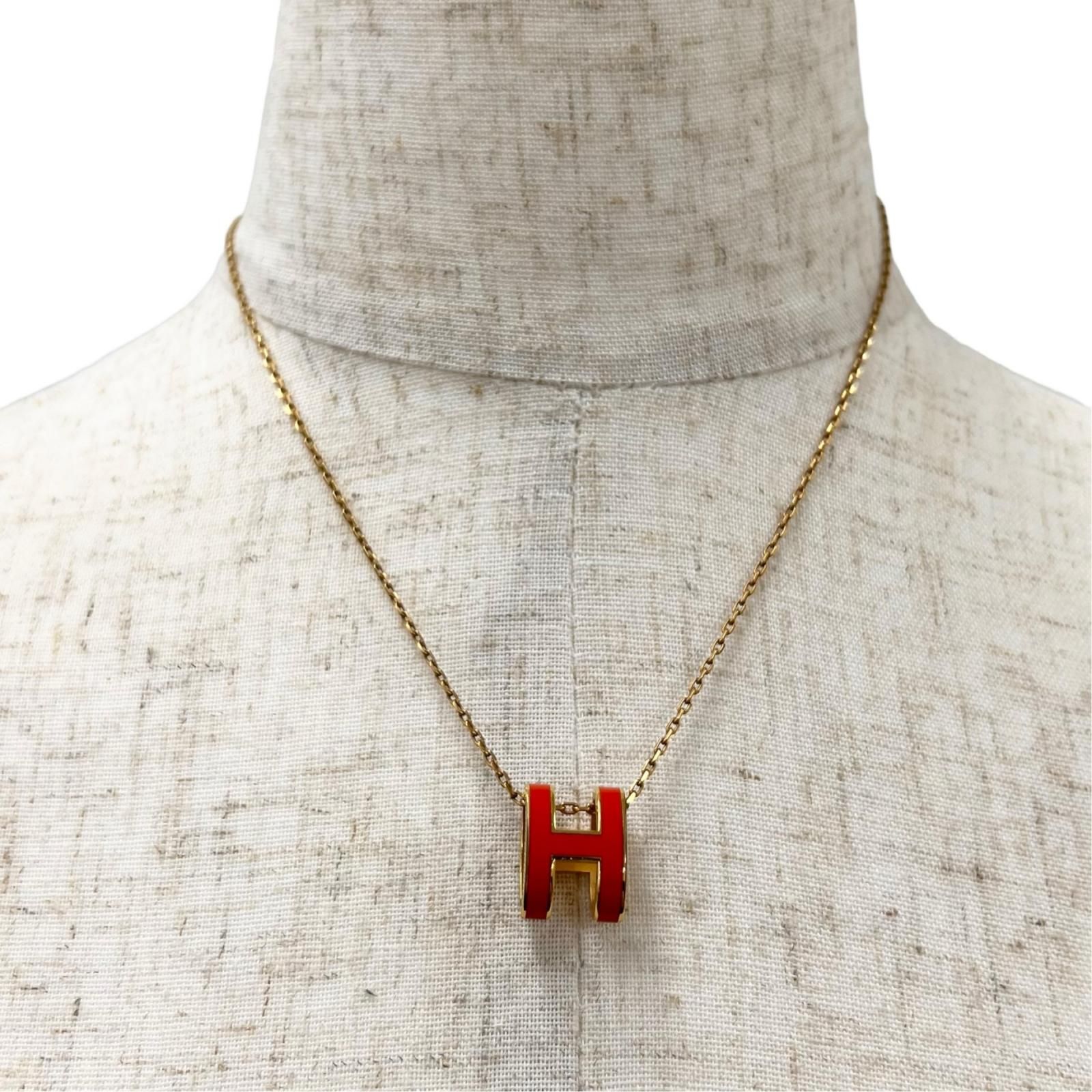 HERMES エルメス ミニ・ポップH H147992F ペンダントトップ メタル