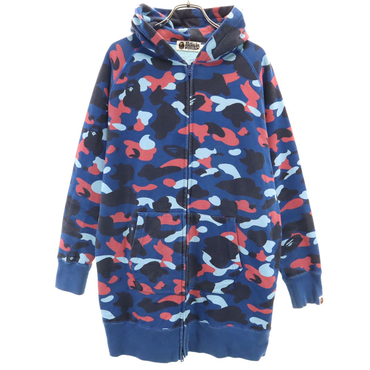 A BATHING APE アベイシングエイプ 日本製 カモフラ柄 長袖 スウェット